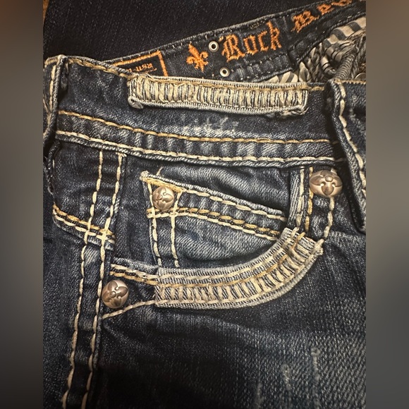 Gently Used Rock Revival (Buckle) Roza Easy Boot Women’s Jeans Waist Size 25x30 - Picture 10 of 16